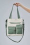Zoozie Bags Bolsa Tote de Lona Verde